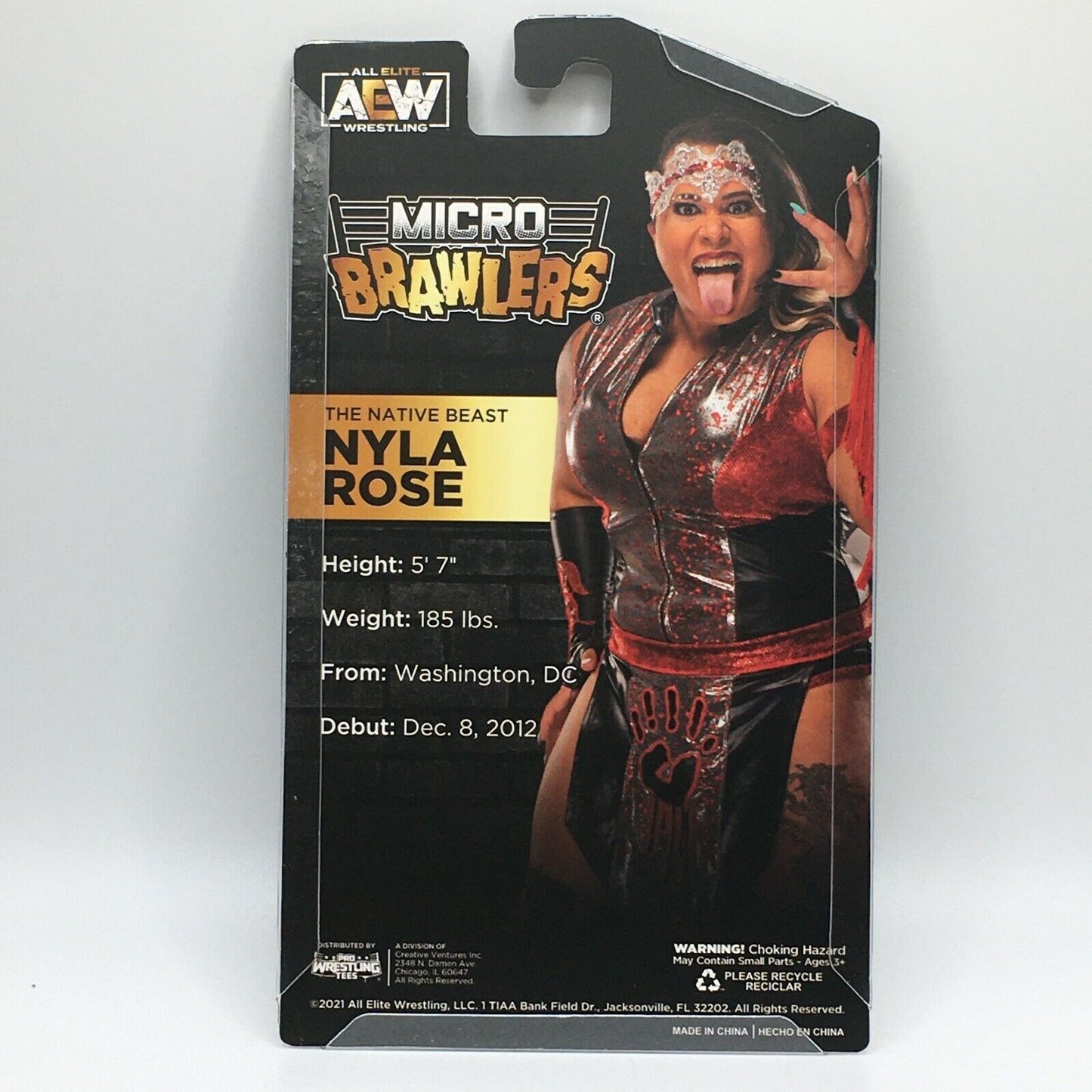 AEW Micro Brawlers Nyla Rose All Elite Crate