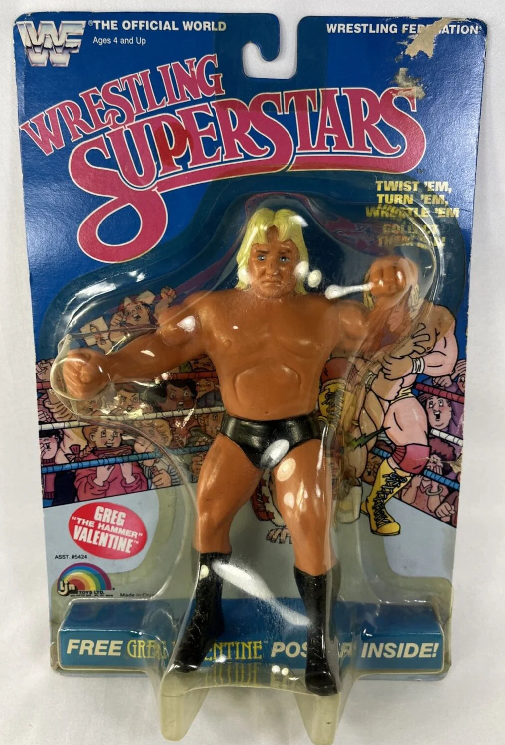 1986 WWF LJN Wrestling Superstars Series 2 Greg Valentine