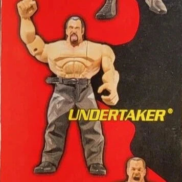 Unreleased WWE Jakks Pacific Face Flippin' Fighters Series 1 Undertaker [With Soft Good Pants]