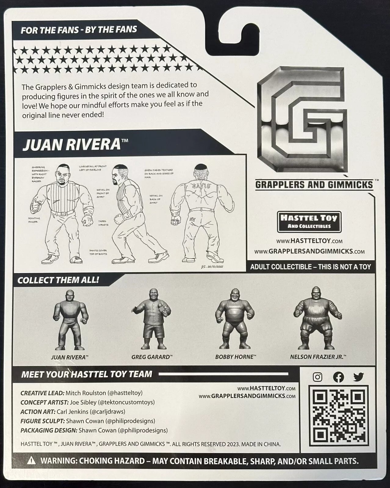 2023 Hasttel Toy Grapplers & Gimmicks Series 3 “Tio Savio” Juan