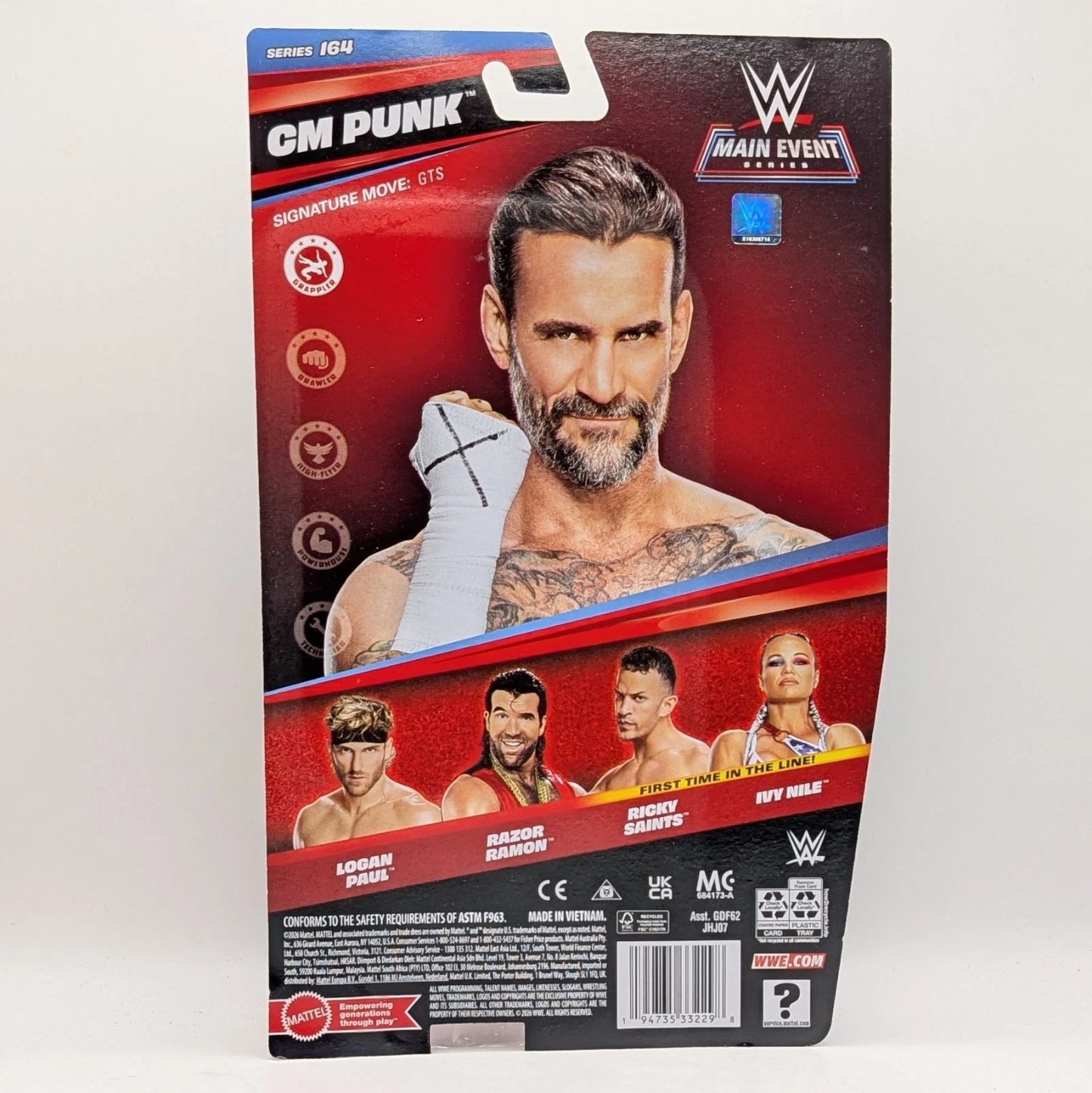 2026 WWE Mattel Main Event Series 164 CM Punk