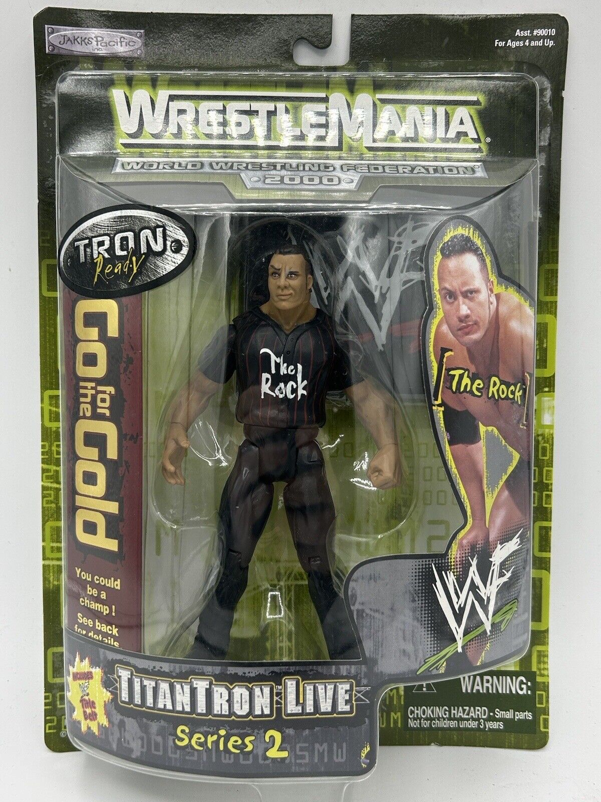 1999 WWF Jakks Pacific Titantron Live Series 2 The Rock