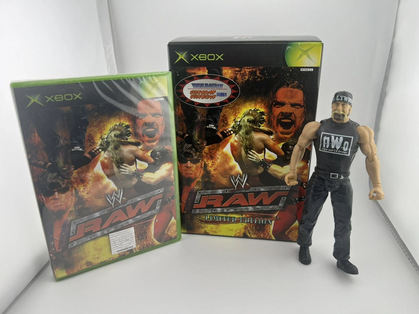 2002 WWE Jakks Pacific R-3 Tech Limited Edition XBox Game Premium Hollywood Hulk Hogan