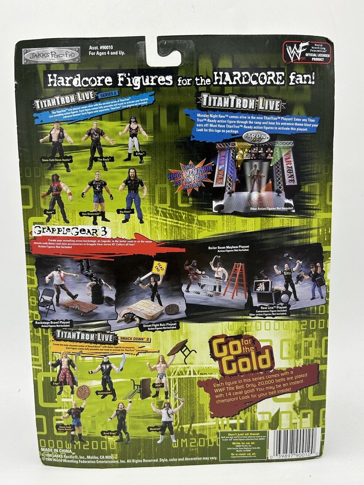 1999 WWF Jakks Pacific Titantron Live Series 2 The Rock
