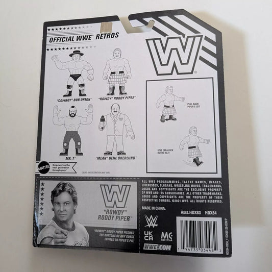 2022 WWE Mattel Creations Exclusive Retro Series 11 Rowdy Roddy Piper