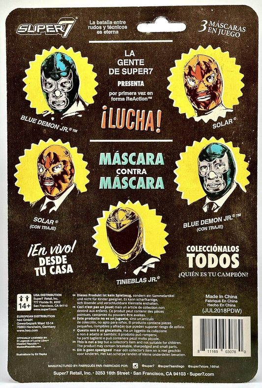 2019 Super7 Legends of Lucha Libre ReAction Solar