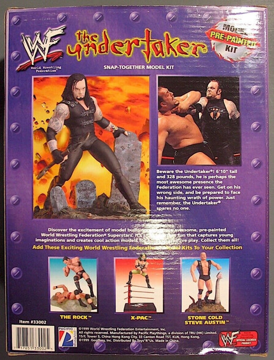 1999 WWF Pacific Playthings The Undertaker Snap-Together Model Kit