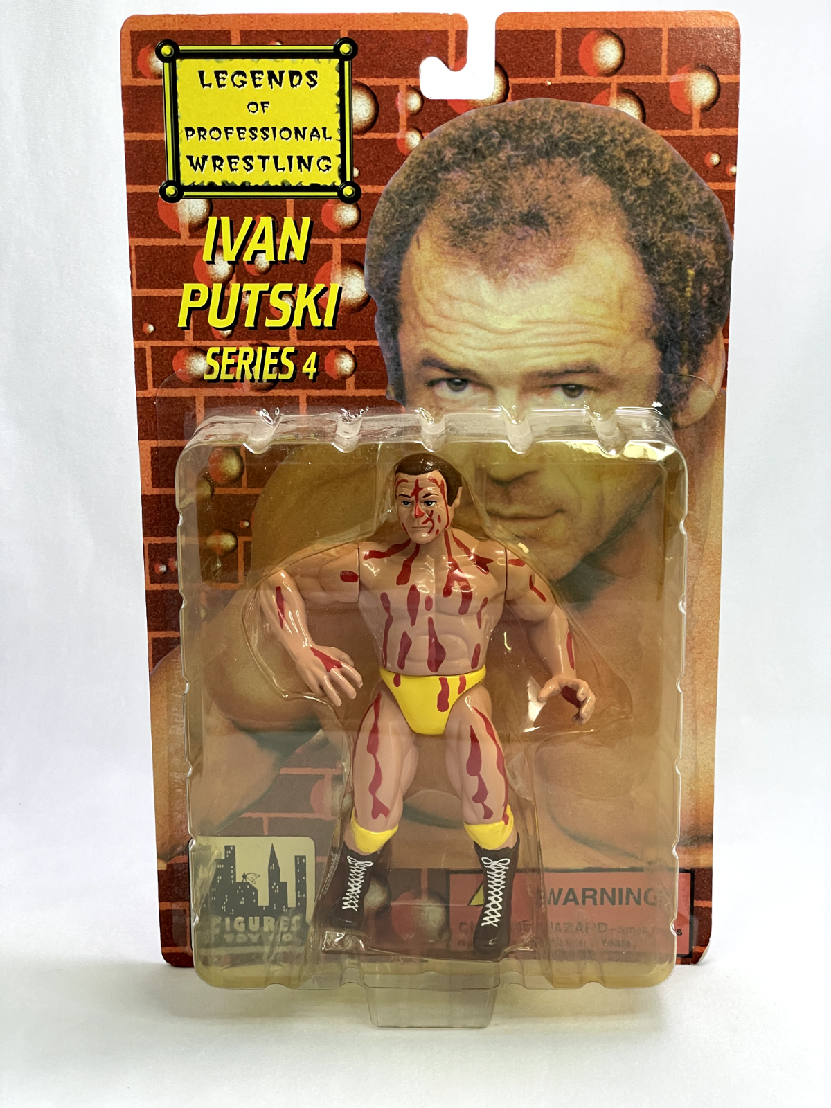 1999 FTC Legends of Professional Wrestling [Original] Series 4 Ivan Putski [With Blood]