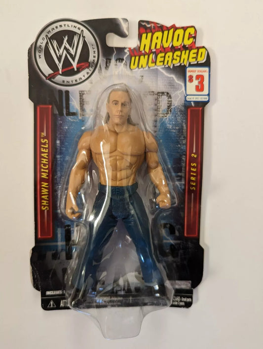 2006 WWE Jakks Pacific Bone-Crunching Action Havoc Unleashed Series 2 Shawn Michaels