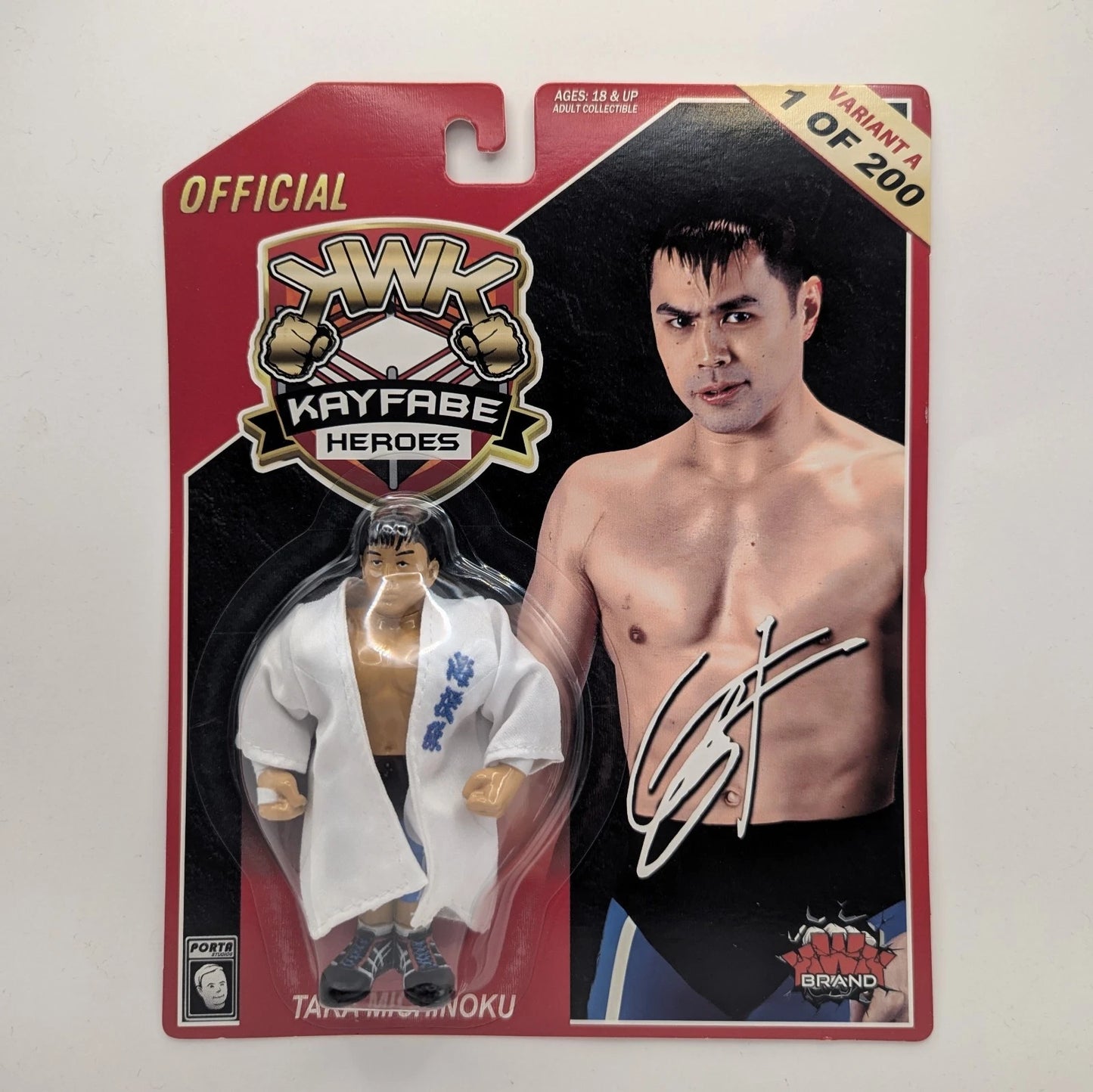 2025 KWK Kayfabe Heroes Series 2 Taka Michinoku [Variant A]