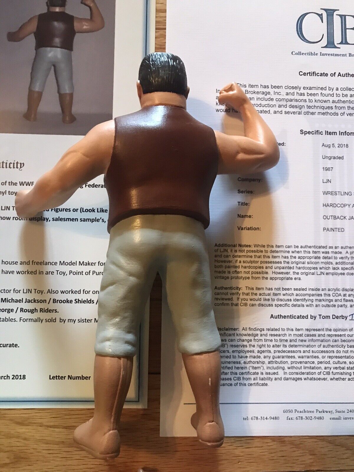 Unreleased WWF LJN Wrestling Superstars Series 4 Outback Jack