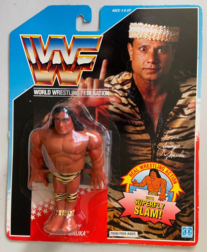 1991 WWF Hasbro Series 2 Jimmy Snuka with Superfly Slam 1991 WWF Hasbro Series 2 Jimmy Snuka with Superfly Slam