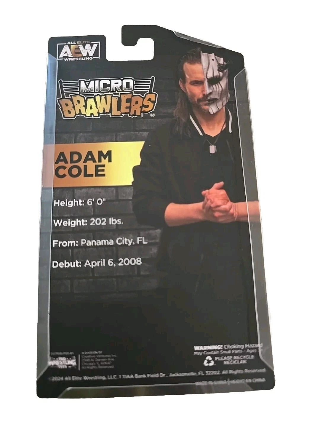 2024 AEW Pro Wrestling Tees Micro Brawlers Limited Edition Adam Cole [The Devil]