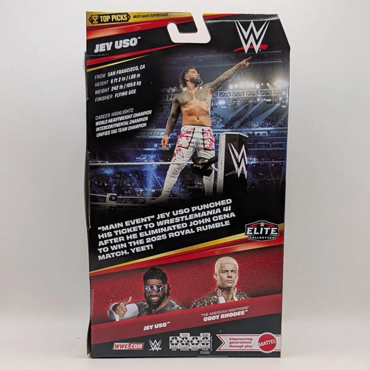 2026 WWE Mattel Elite Collection Top Picks Jey Uso