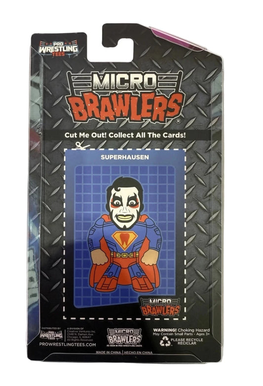 2025 Pro Wrestling Tees Micro Brawlers Limited Edition Superhausen [Chase]
