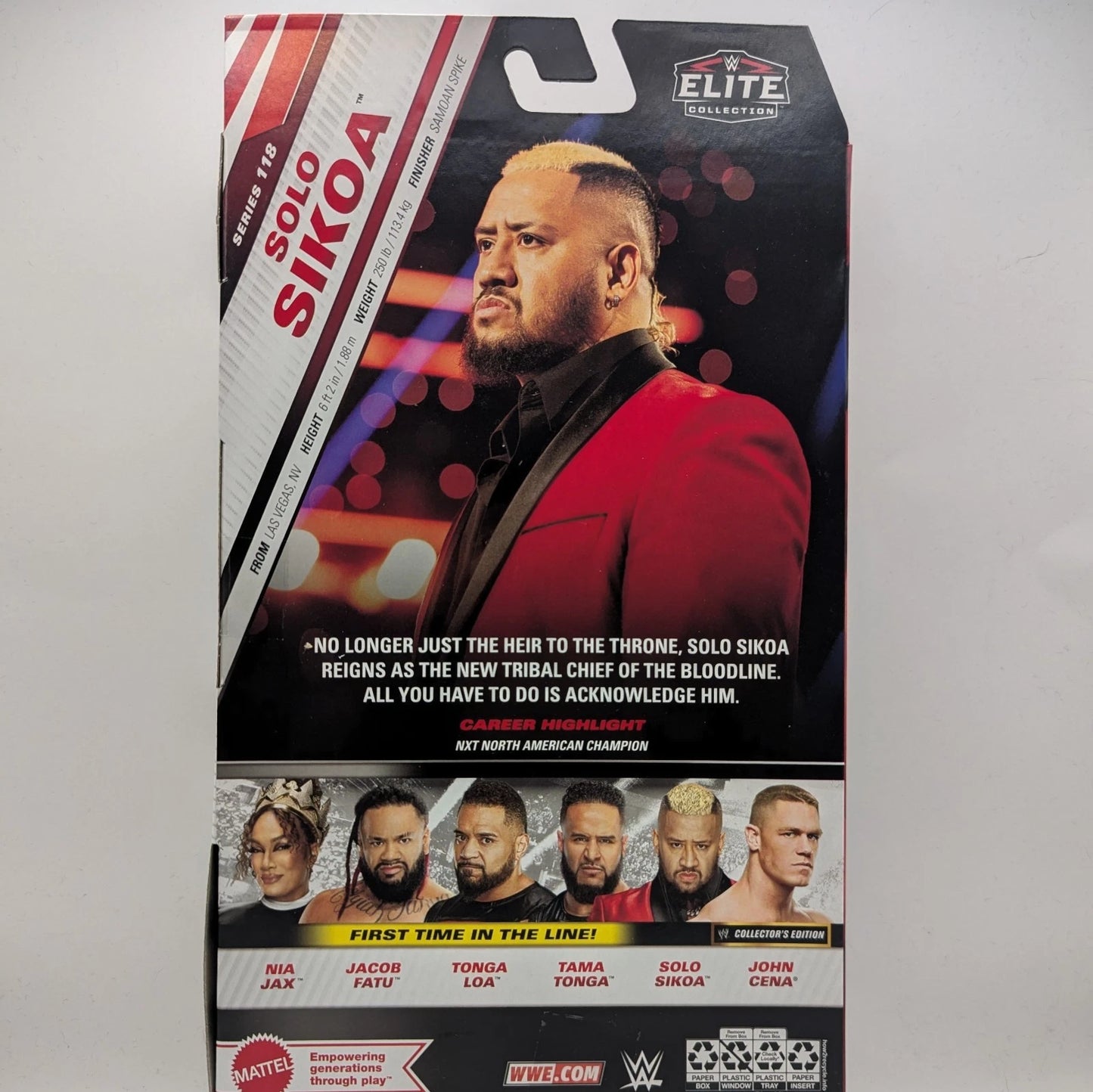 2025 WWE Mattel Elite Collection Series 118 Solo Sikoa