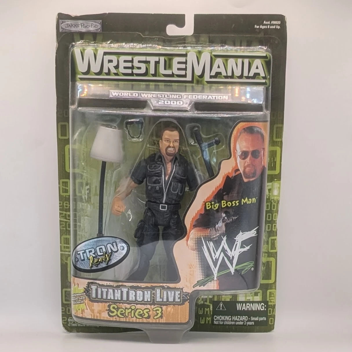1999 WWF Jakks Pacific Titantron Live Series 3 Big Boss Man