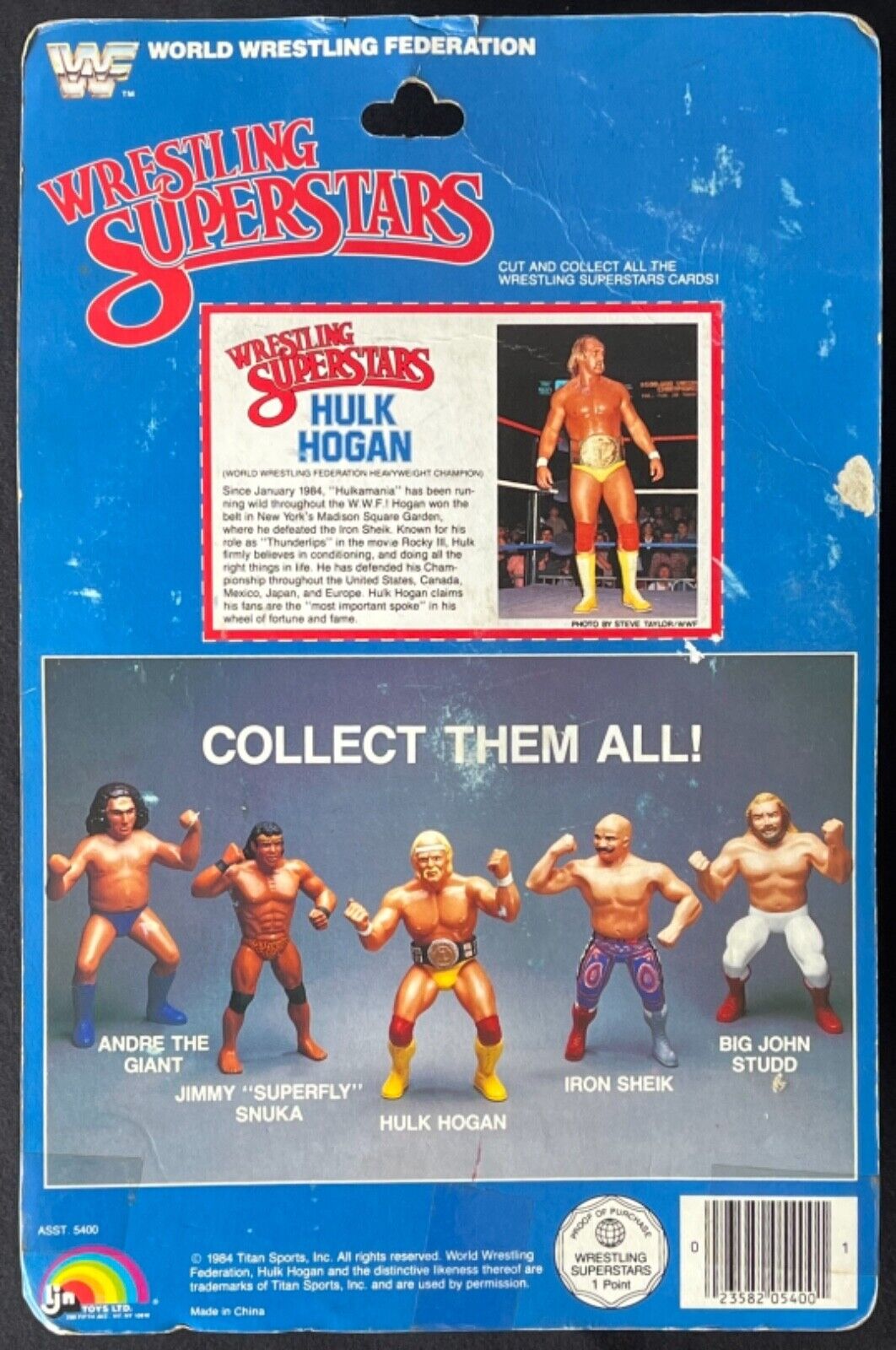 1985 WWF LJN Wrestling Superstars Series 1 Hulk Hogan – Wrestling Figure  Database