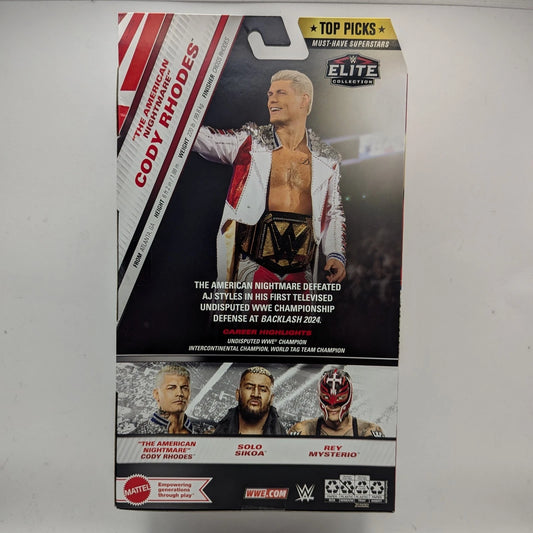 2025 WWE Mattel Elite Collection Top Picks Cody Rhodes