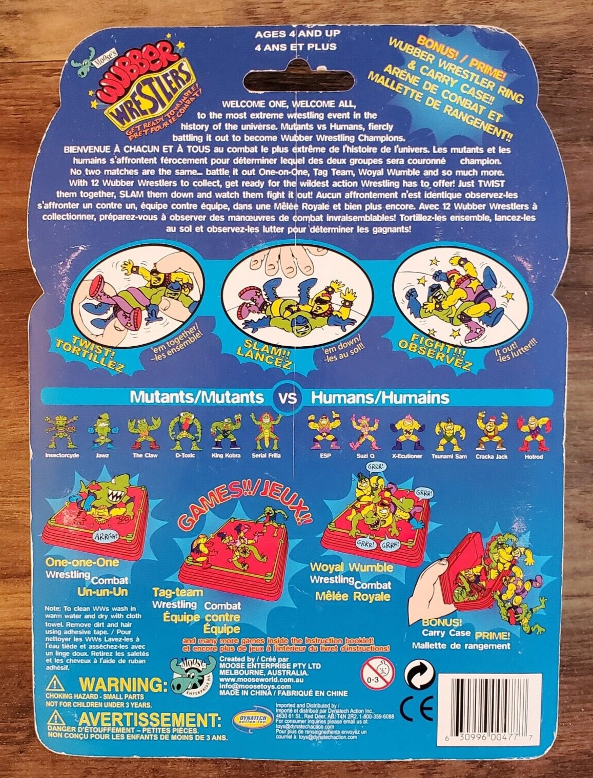 アメコミ KelloggsWACKY WOBBLERS Moose Toys Wubber Wrestlers: Suzy Q vs. Insectorcyde – Wrestling