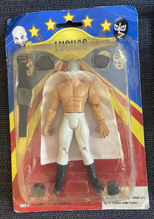 2014 Lung Kin Toys Factory Luchas 6" Bootleg/Knockoff El Santo