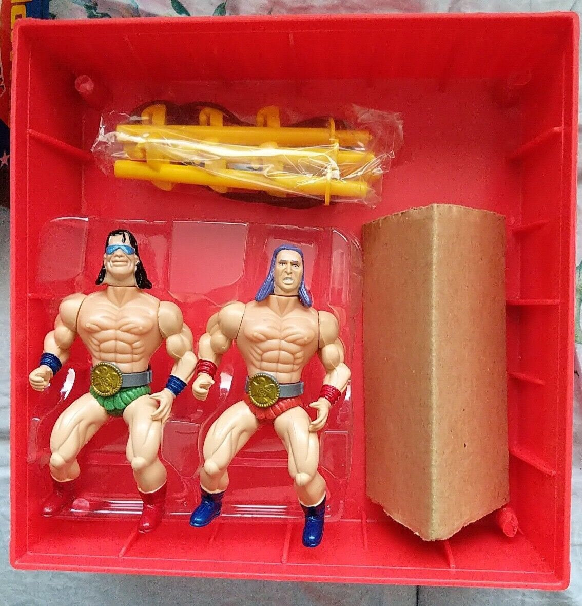 Wrestling Champions Bootleg/Knockoff Ring 2-Pack: Bret Hart & Owen Hart