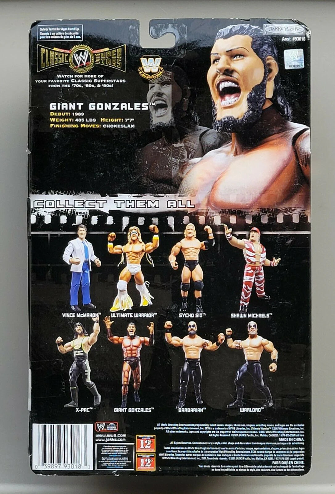 2007 WWE Jakks Pacific Classic Superstars Series 16 Giant Gonzalez
