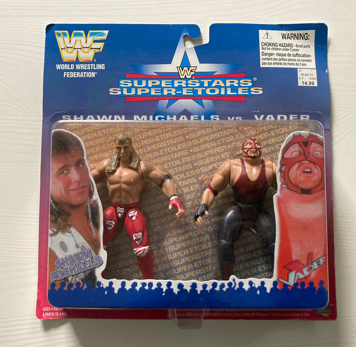 1997 WWF Jakks Pacific Superstars 2-Pack: Shawn Michaels vs. Vader [Exclusive]