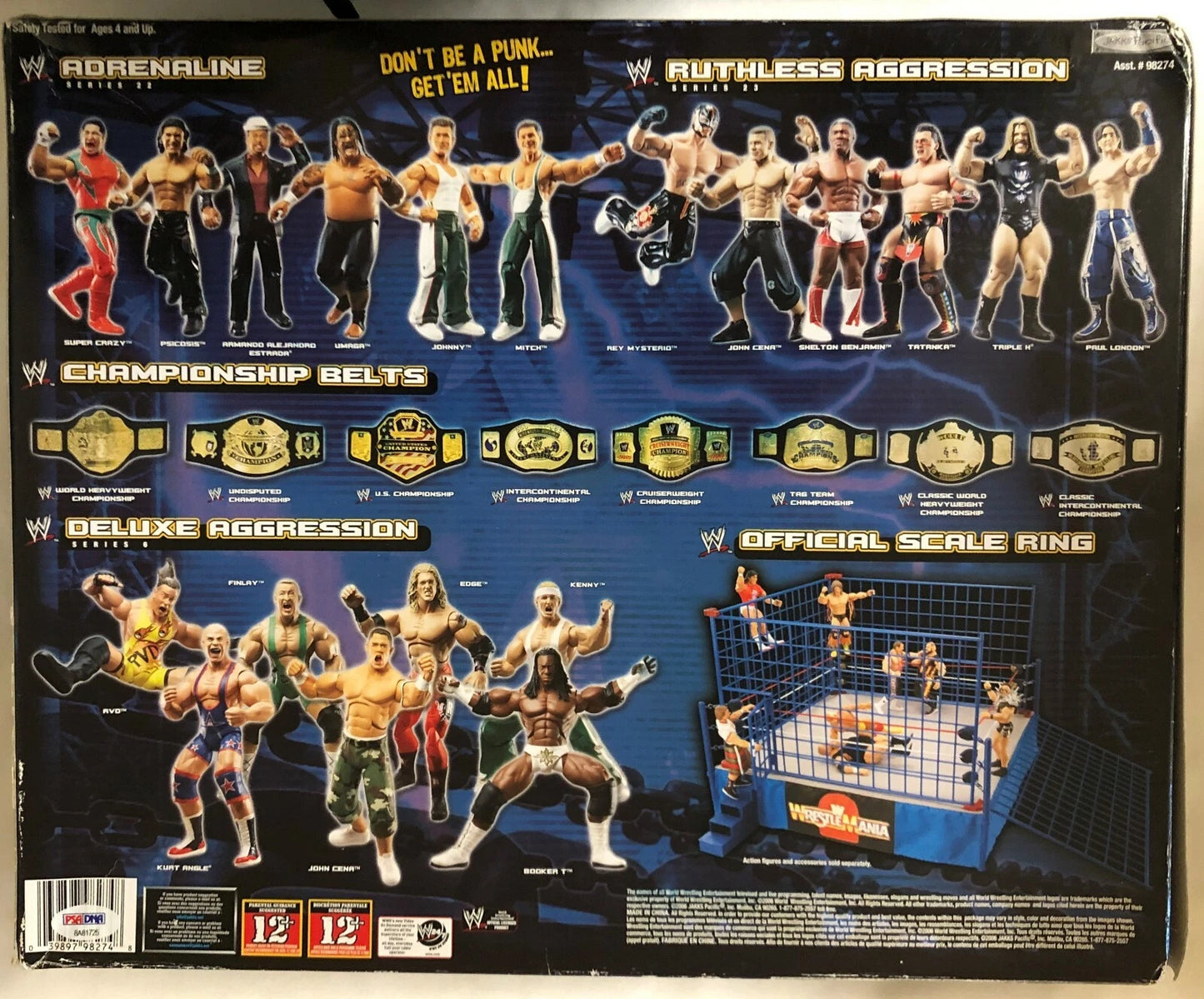 2006 WWE Jakks Pacific The Undertaker's Casket Match Ring [With Undertaker]