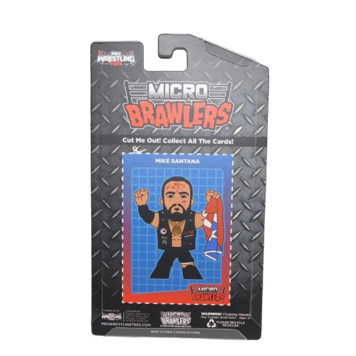 2026 Pro Wrestling Tees Crate Exclusive Mike Santana Micro Brawler [June, Chase]