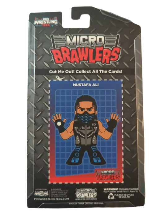 2024 Pro Wrestling Tees Crate Exclusive Mustafa Ali Micro Brawler [September, Chase]