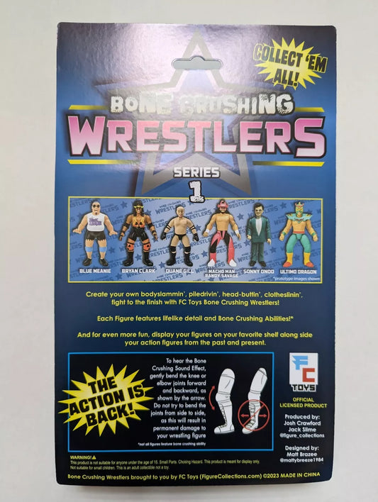 2023 FC Toys Bone Crushing Wrestlers Series 1 The Blue Meanie