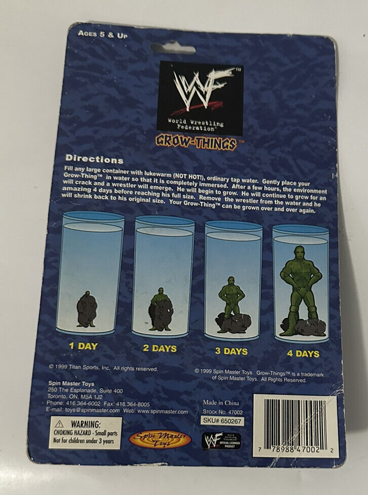 1998-1999 WWF Spin Master Toys Grow-Things Stone Cold Steve Austin
