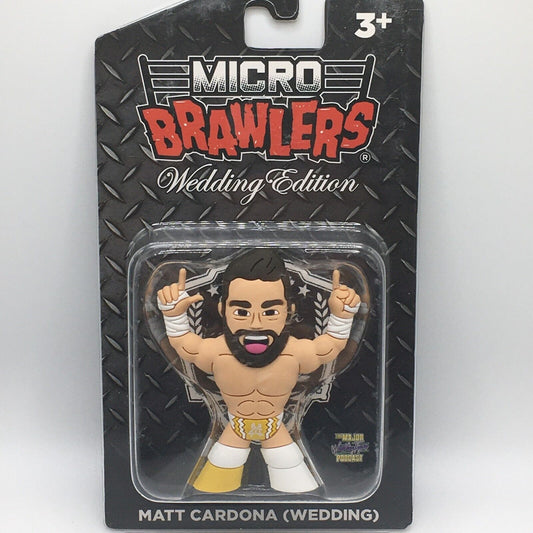 2021 Major Wrestling Figure Podcast Micro Brawlers Wedding Exclusive Matt Cardona