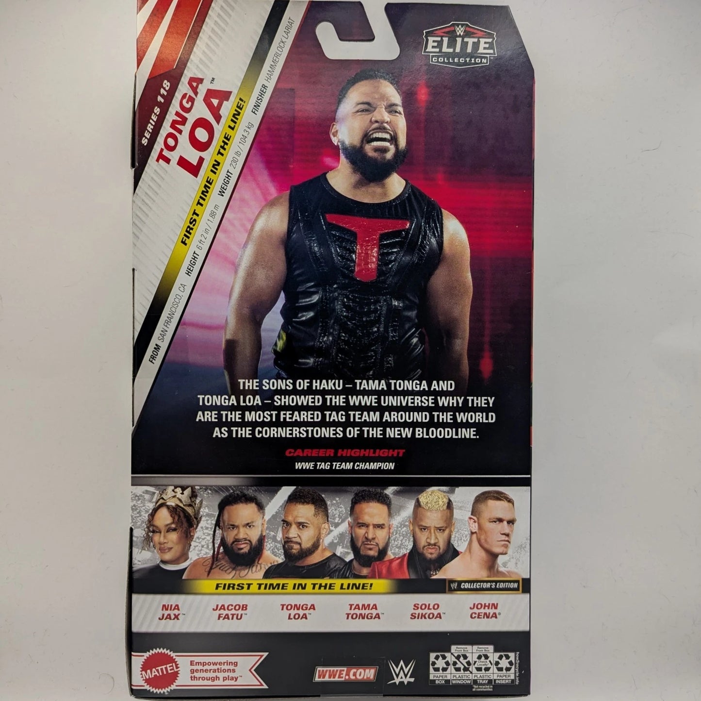 2025 WWE Mattel Elite Collection Series 118 Tonga Loa