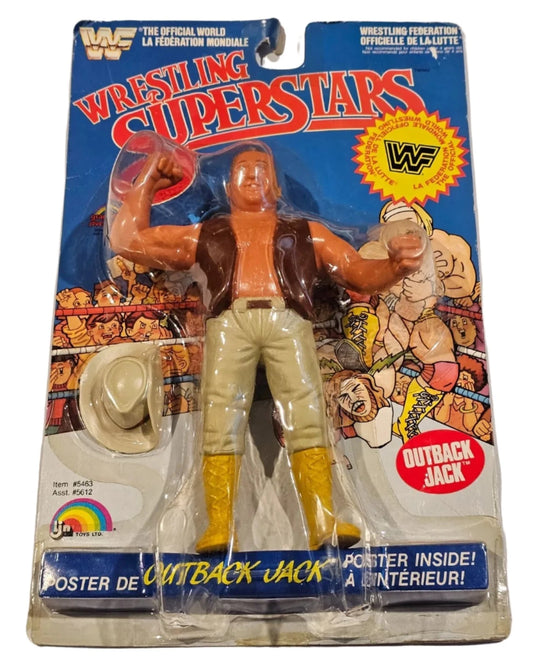 1987 WWF LJN Wrestling Superstars Series 4 Outback Jack