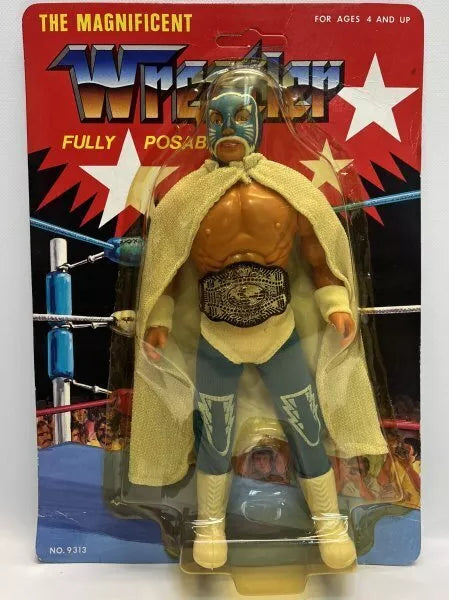 1993 The Magnificent Wrestler Series 1 Blue Panther