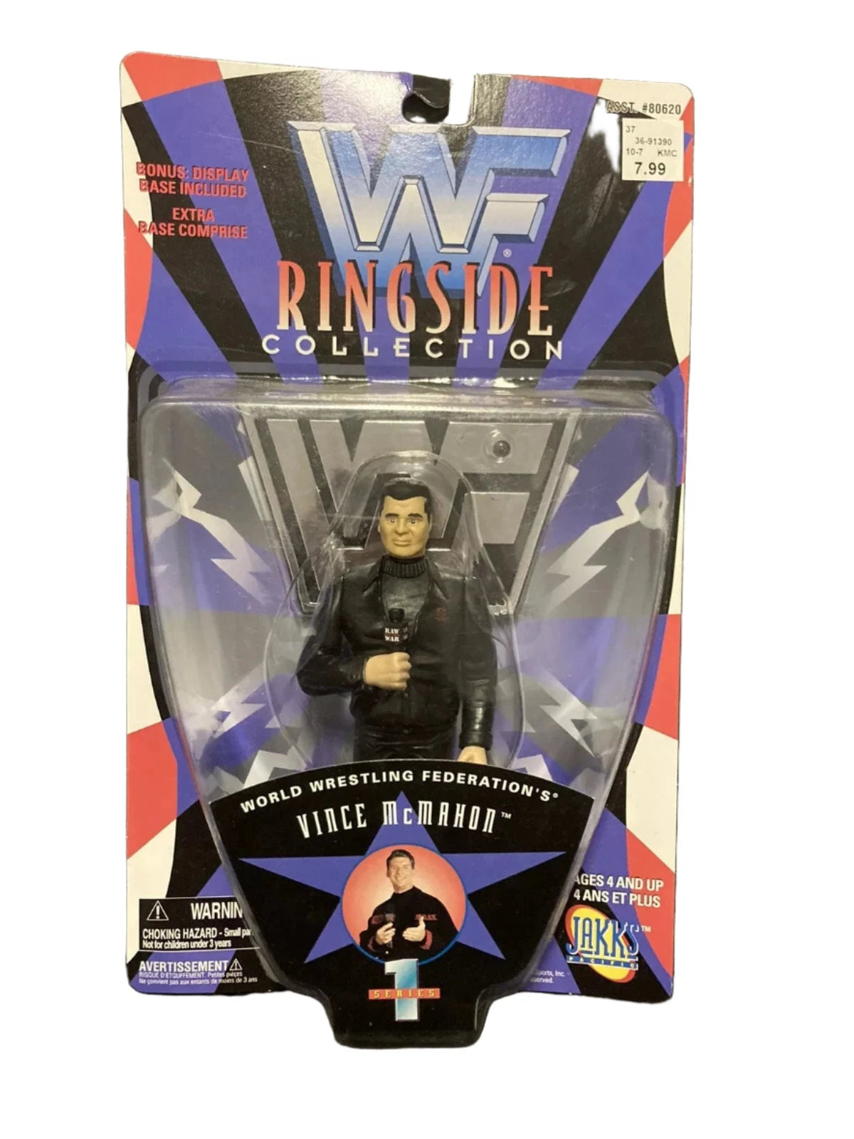 1997 WWF Jakks Pacific Ringside Collection Series 1 Vince McMahon