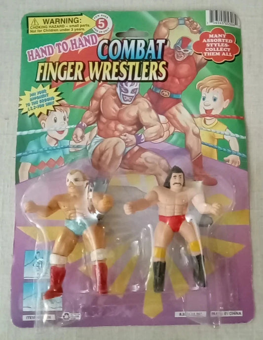 1996 Zaptron Hand to Hand Combat Finger Wrestlers Bootleg/Knockoff