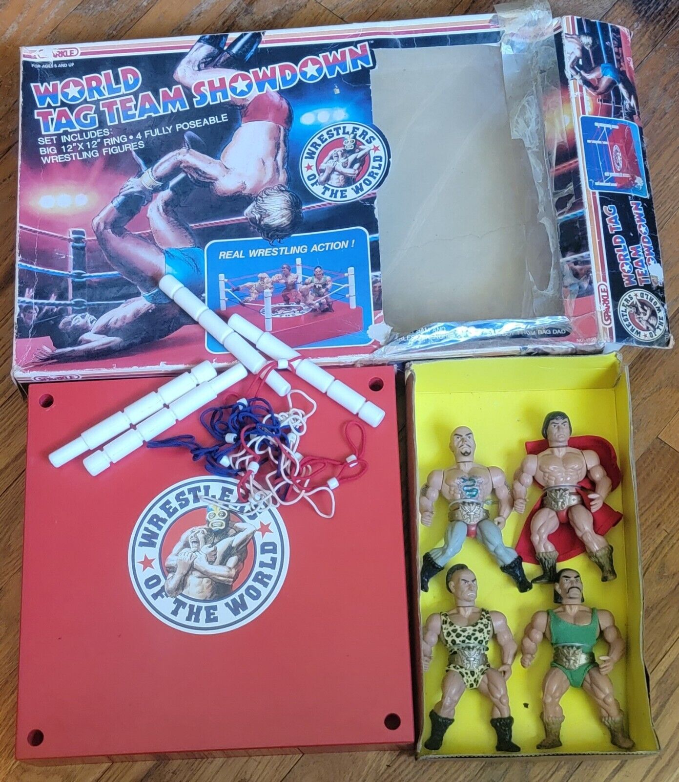 Sparkle Wrestlers of the World Bootleg/Knockoff World Tag Team Showdown Box Set