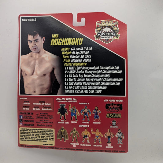2025 KWK Kayfabe Heroes Series 2 Taka Michinoku [Variant A]