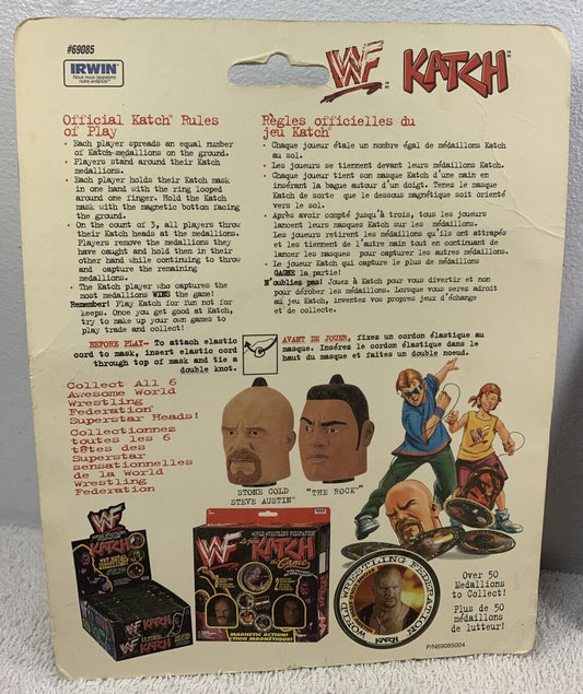 1999 WWF Irwin Toy Undertaker Katch Magnetic Head