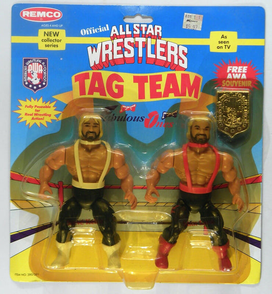 1984 AWA Remco All Star Wrestlers Series 1 Wave 1 Fabulous Ones: Steve Keirn & Stan Lane