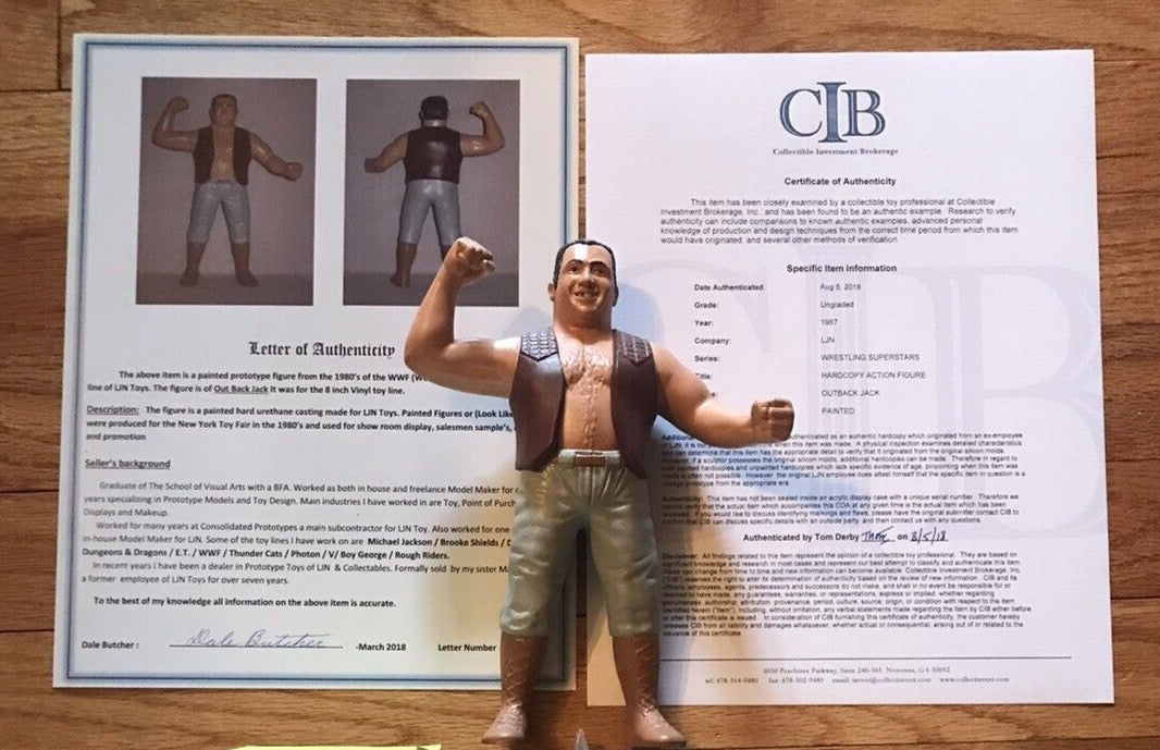 Unreleased WWF LJN Wrestling Superstars Series 4 Outback Jack