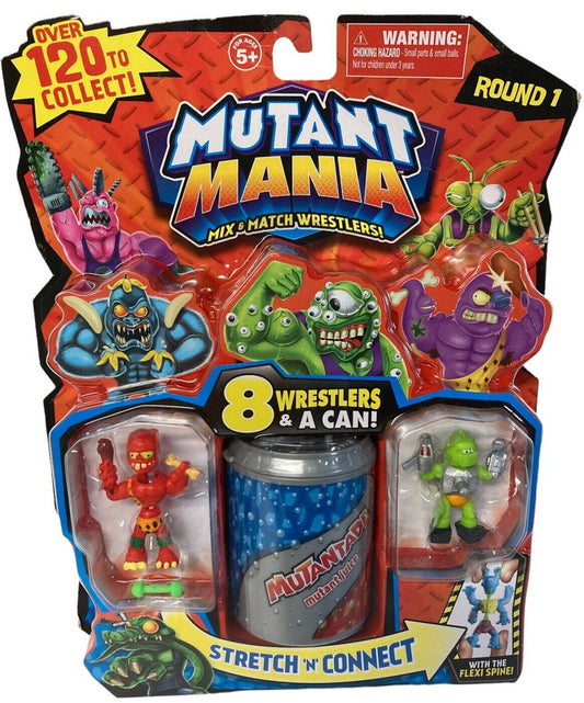 2014 Moose Toys Mutant Mania Mix & Match Wrestlers 8-Pack: Round 1