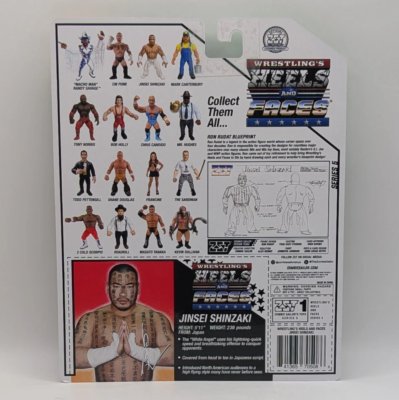2025 Zombie Sailor's Toys Wrestling's Heels & Faces Series 5 Jinsei Shinzaki [Hakushi]