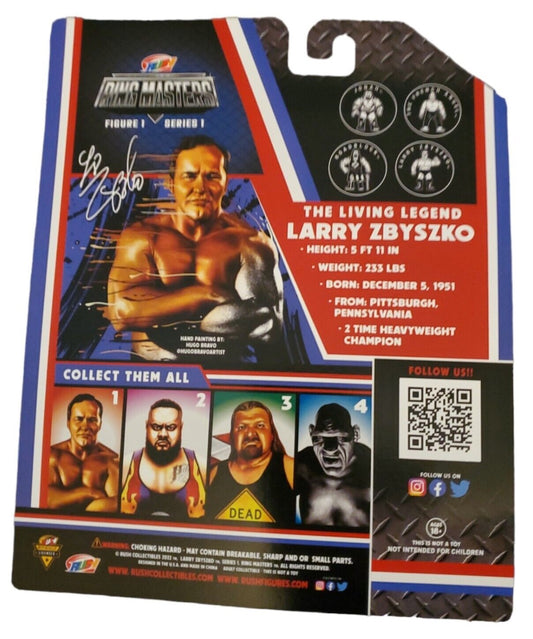 2023 Rush Collectibles Ring Masters Asylum Wrestling Store Exclusive Variant "The Living Legend" Larry Zbyszko