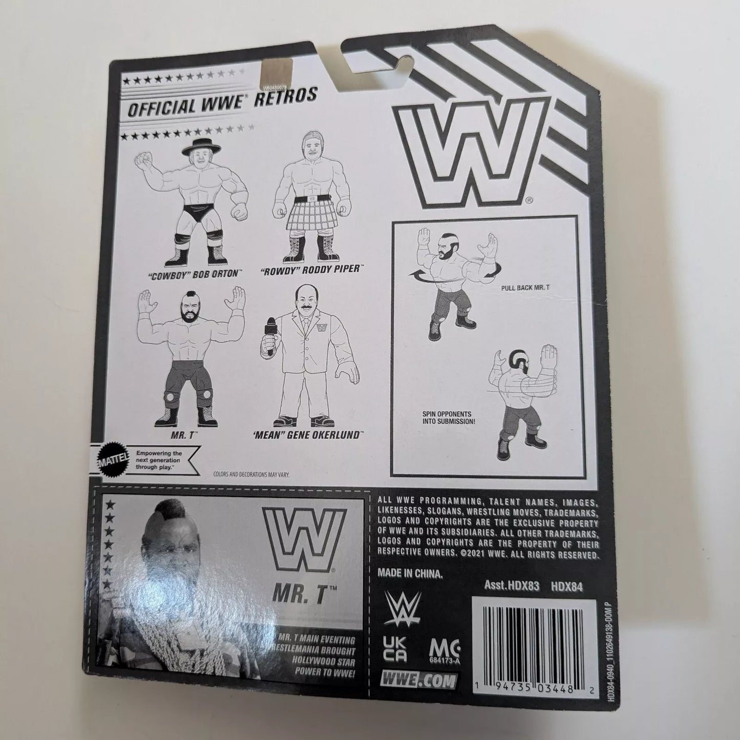 2022 WWE Mattel Creations Exclusive Retro Series 11 Mr. T