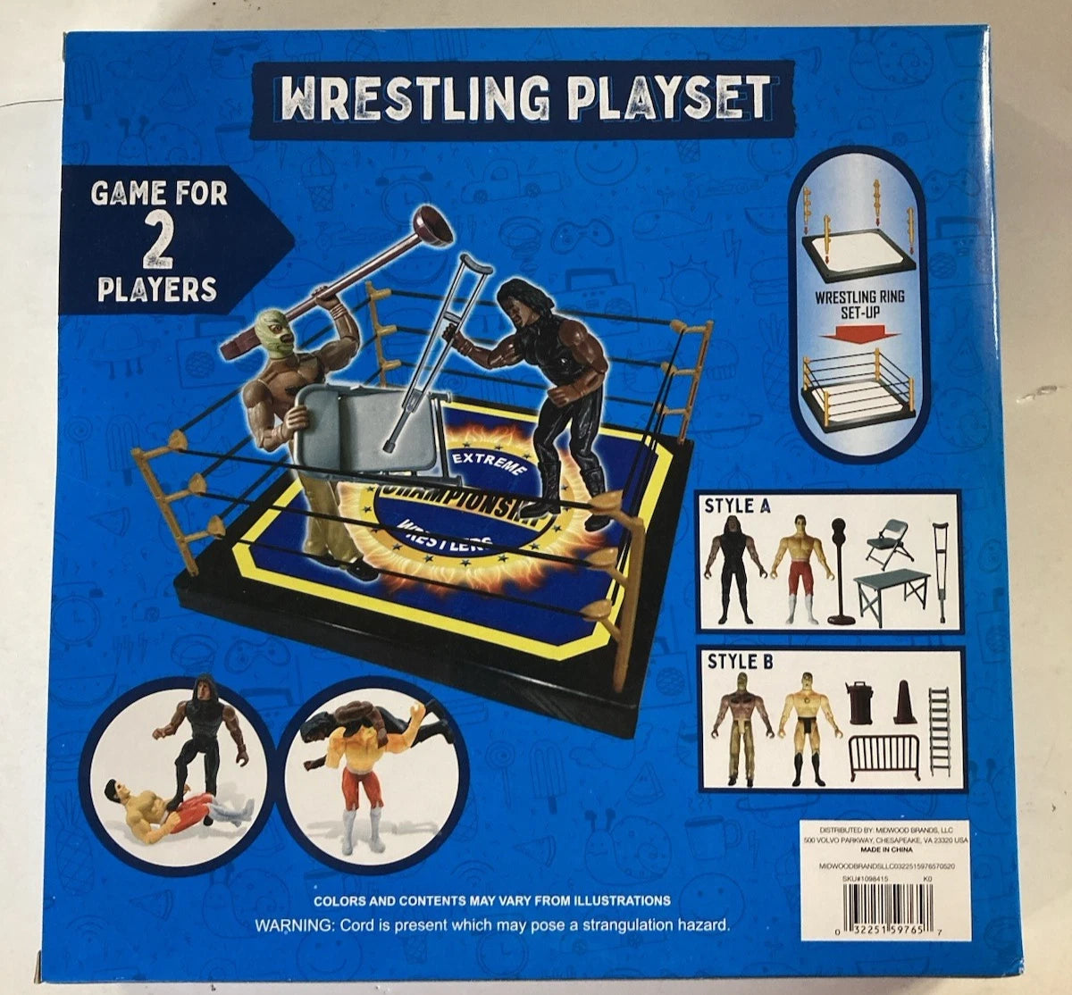2021 Toymazing Bootleg/Knockoff Wrestling Playset [Style B]