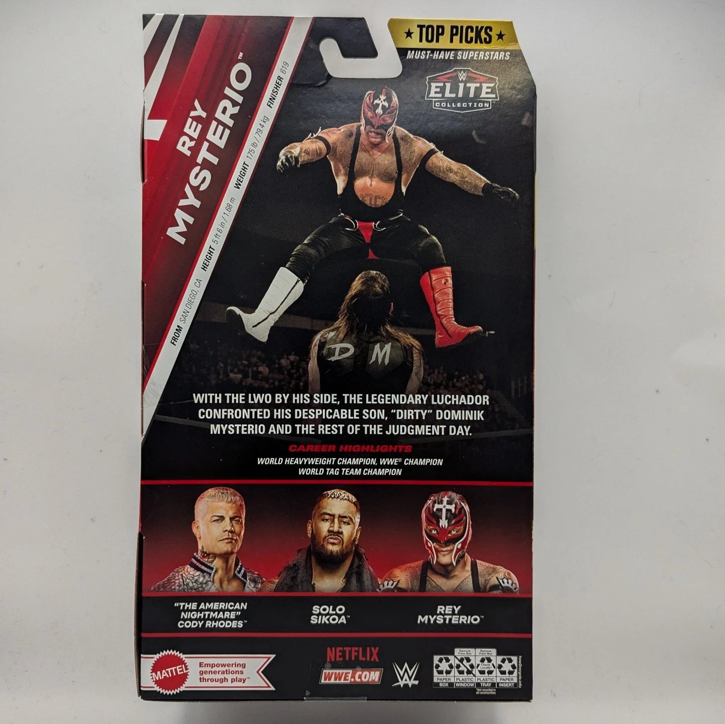2025 WWE Mattel Elite Collection Top Picks Rey Mysterio